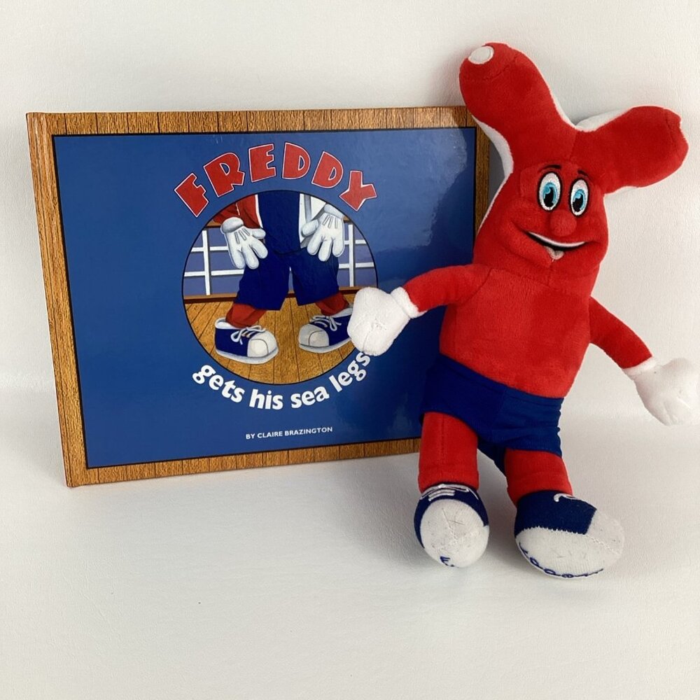Carnival Cruise Line Freddy Gets His Sea Legs Book Plush Stuffed Toy Lot